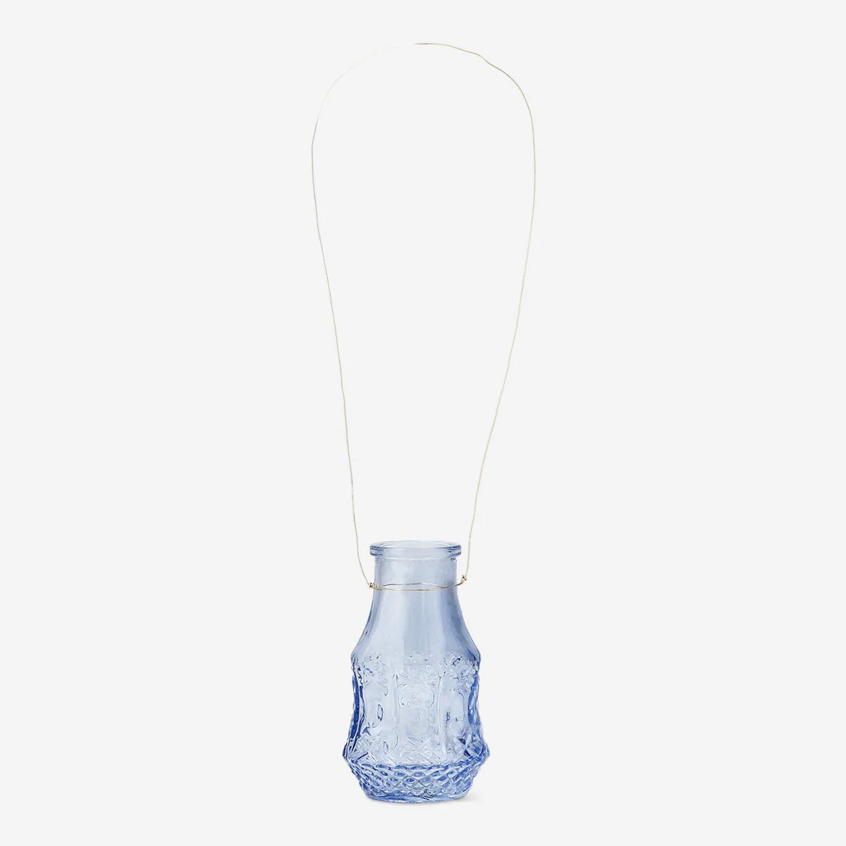 Mini blue glass vase - Image 3