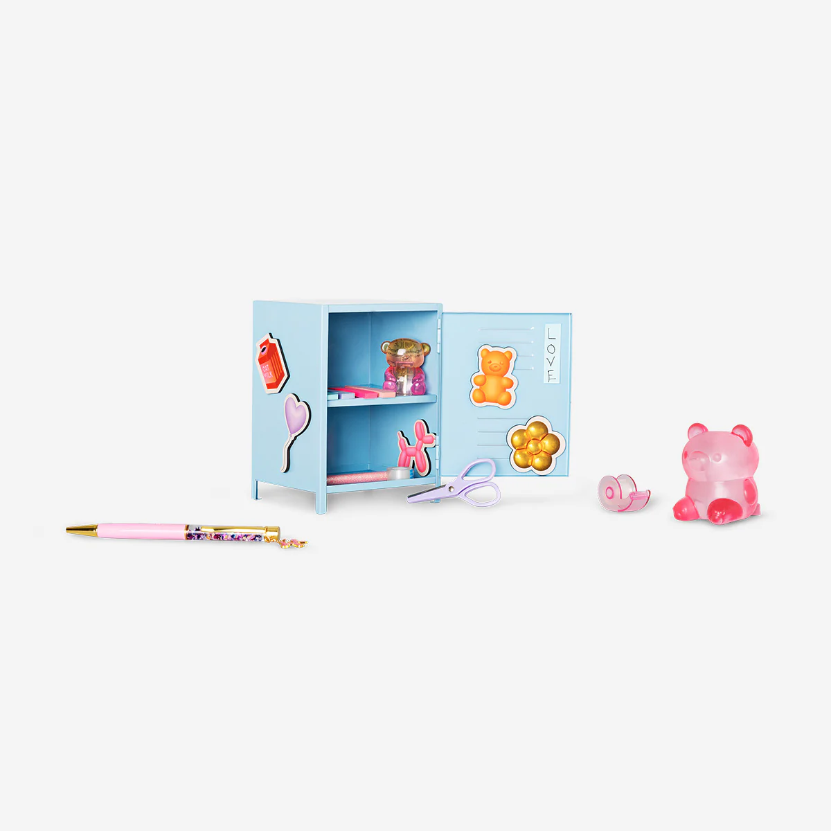 Mini desk locker with magnets - Image 3