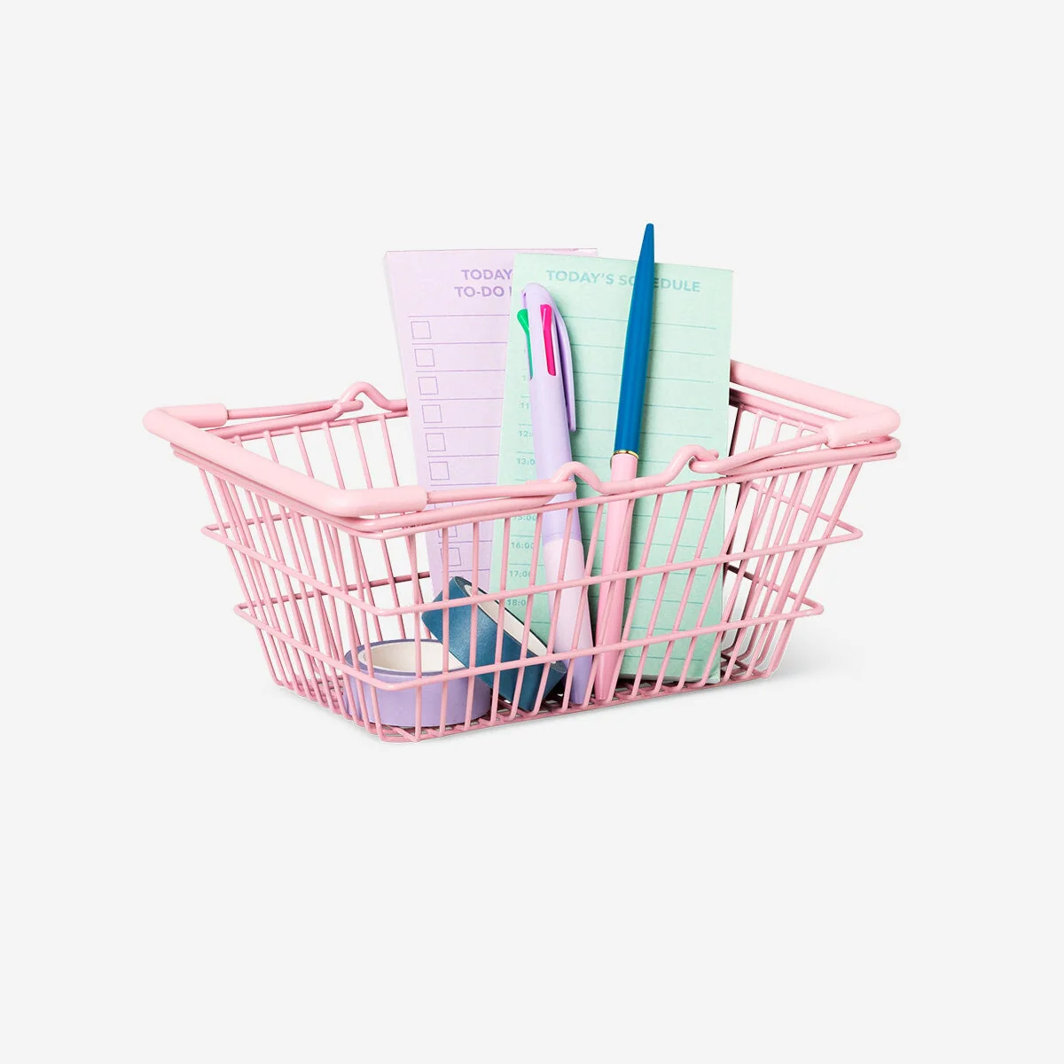 Mini pink shopping basket - Image 2