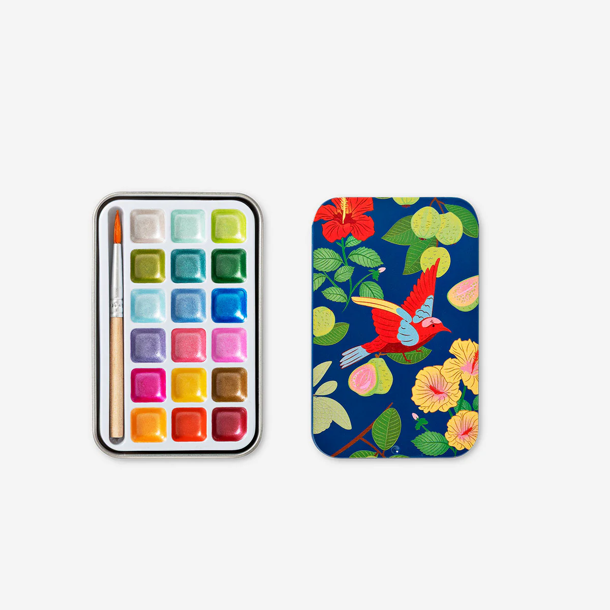 Mini watercolours in tin box - Image 2