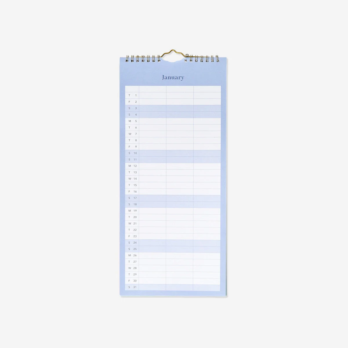 Monthly calendar for hanging with stickers - English - Image 2
