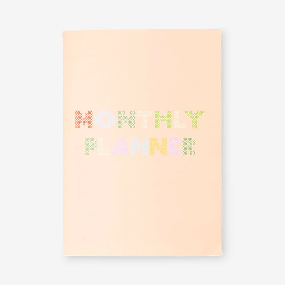 Monthly planner notebook