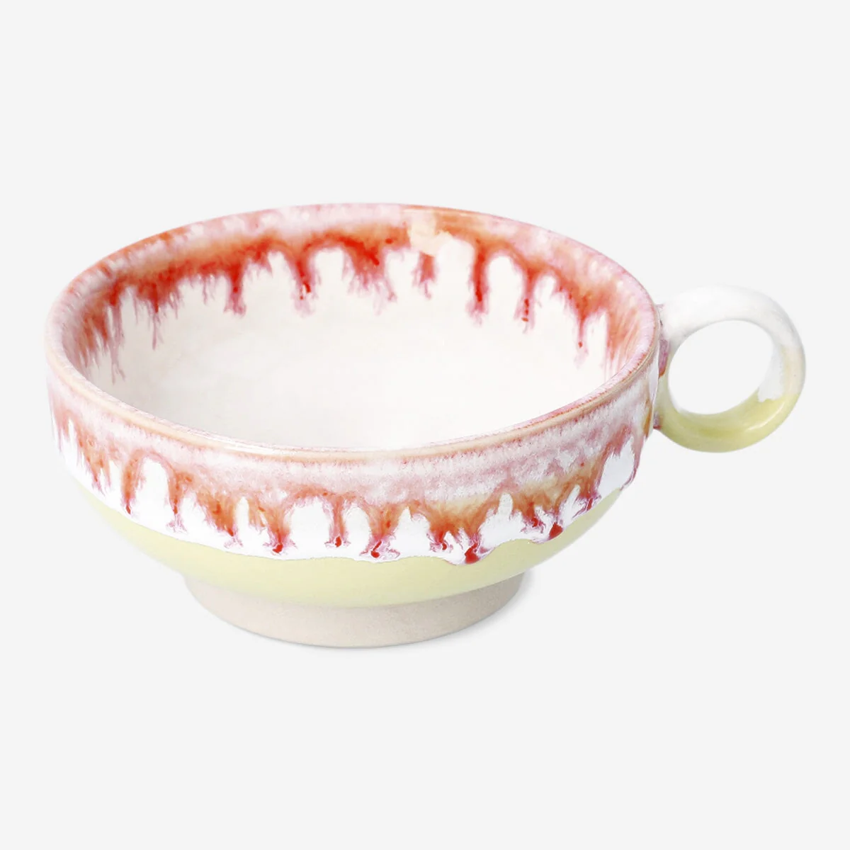 Mug with dripping glaze - 200 ml - Image 2