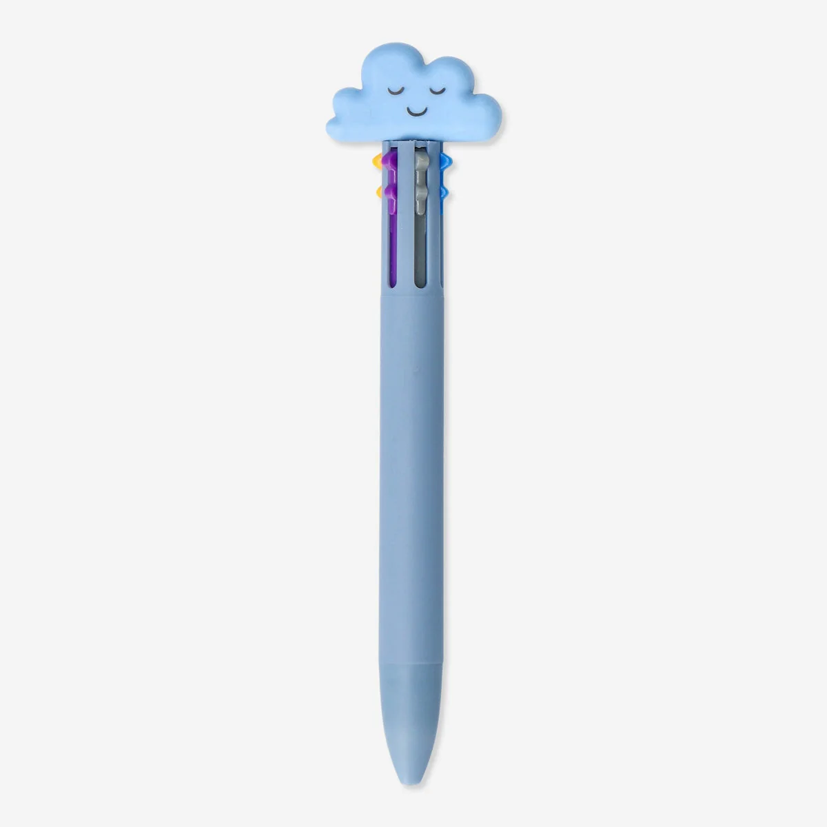 Multi-coloured ballpoint pen. Erasable