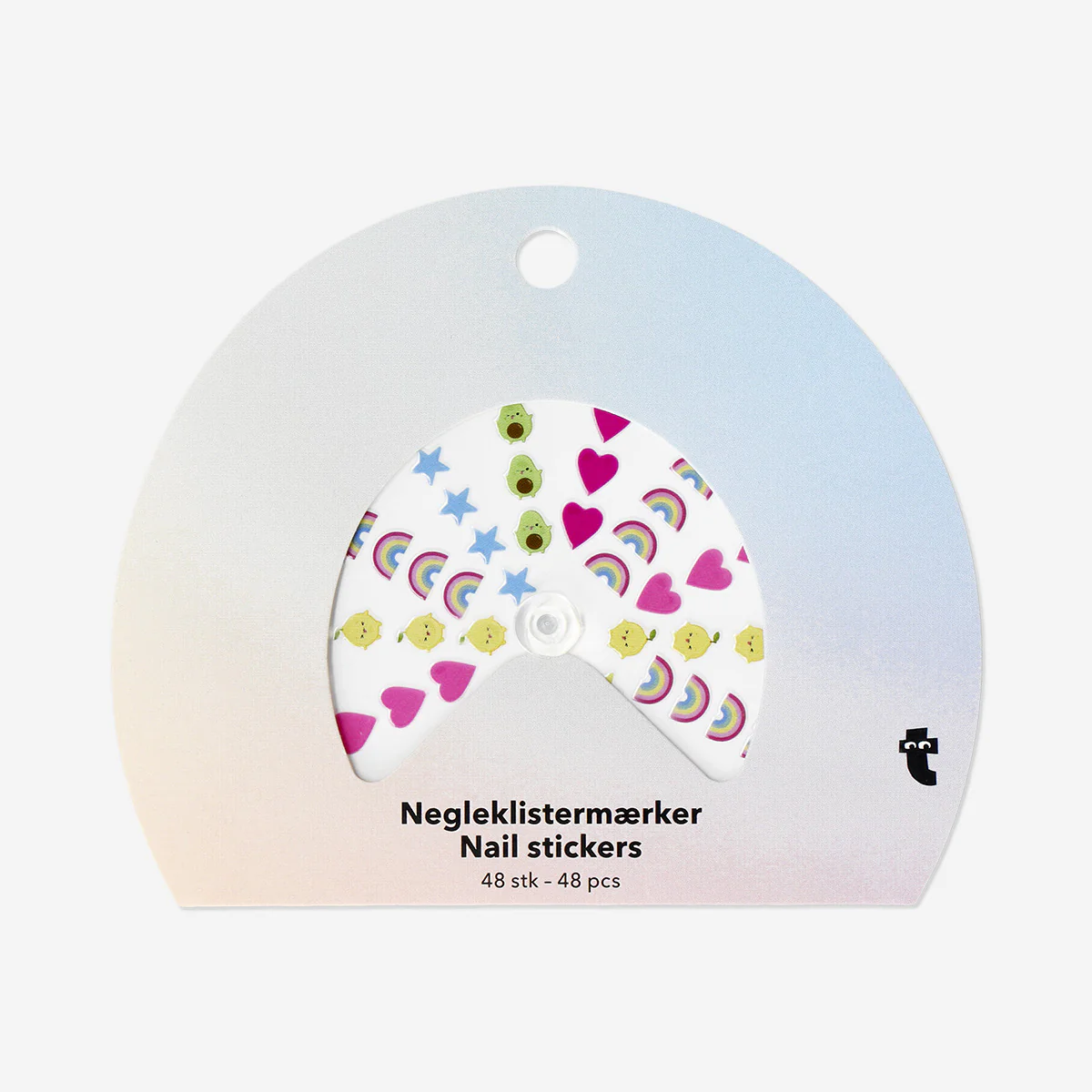 Nail sticker wheel for kids - Fruit theme