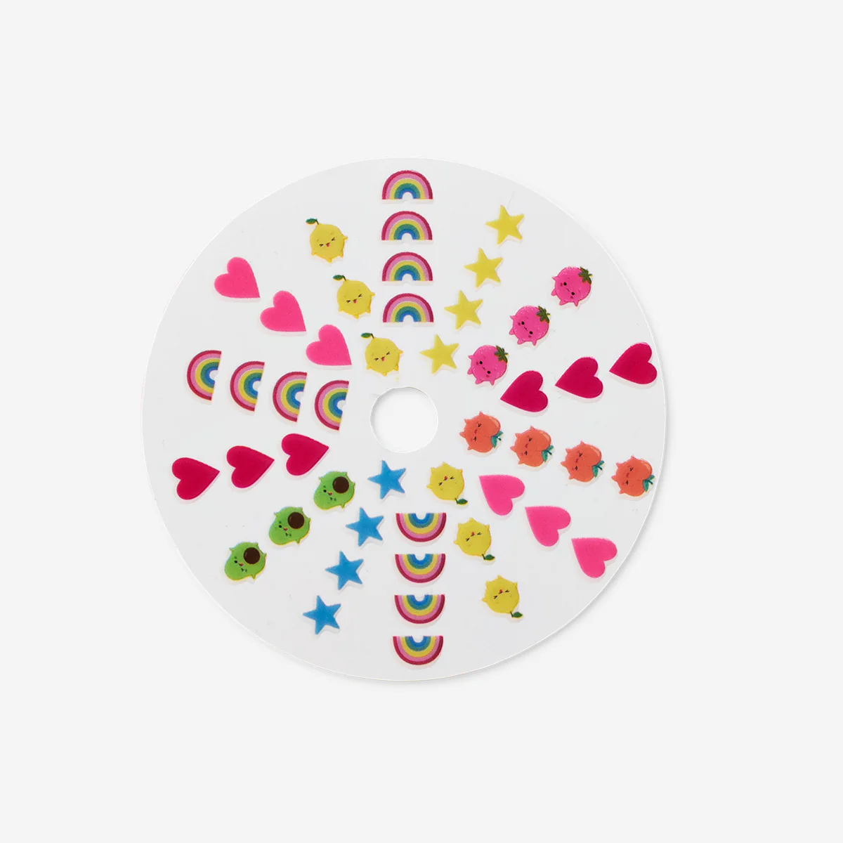 Nail sticker wheel for kids - Fruit theme - Image 2