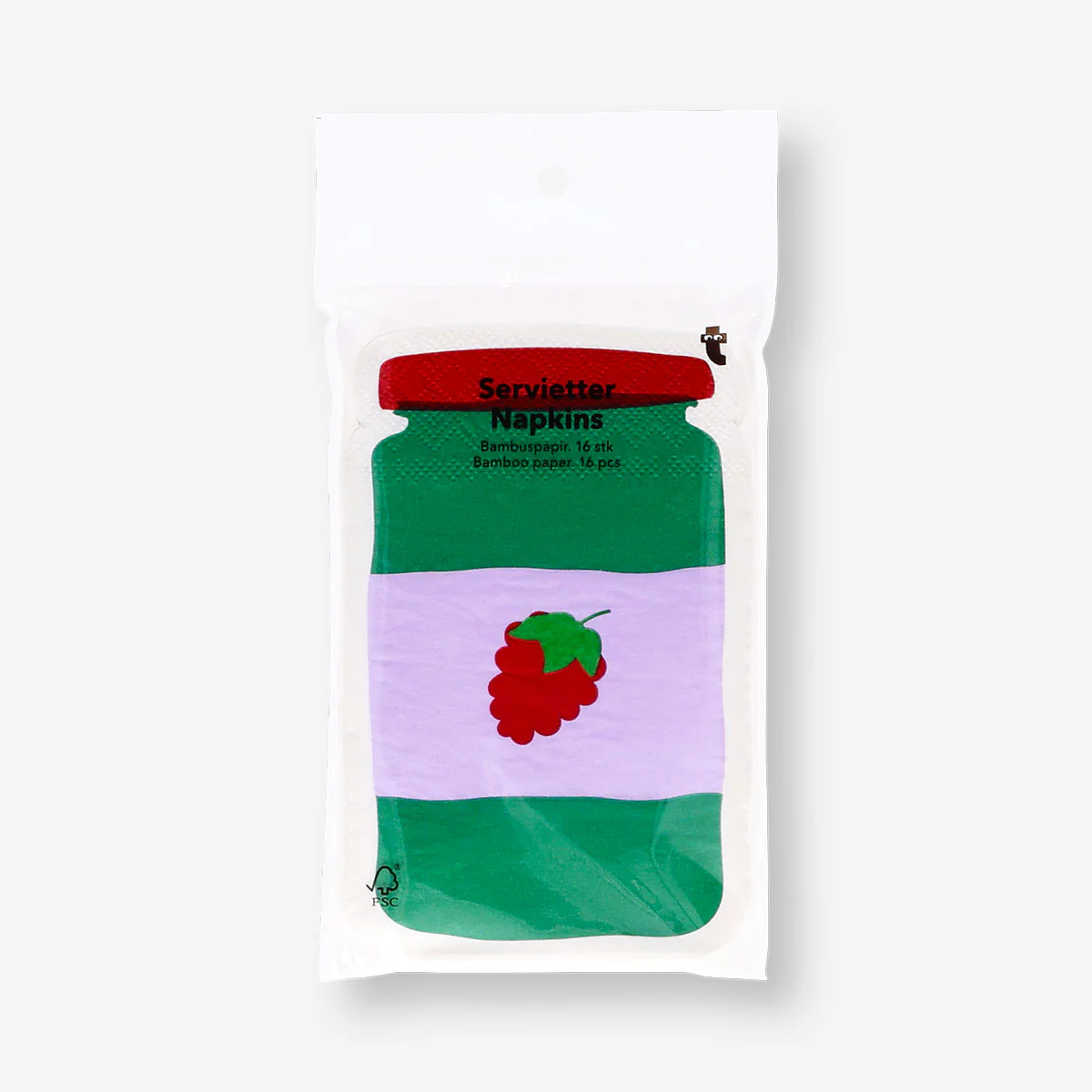 Napkins shaped as jam jar - 16 pcs - Image 2