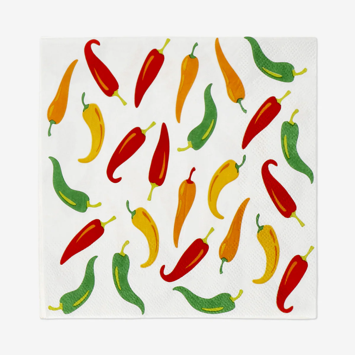 Napkins with chillies - 16 pcs - Image 2
