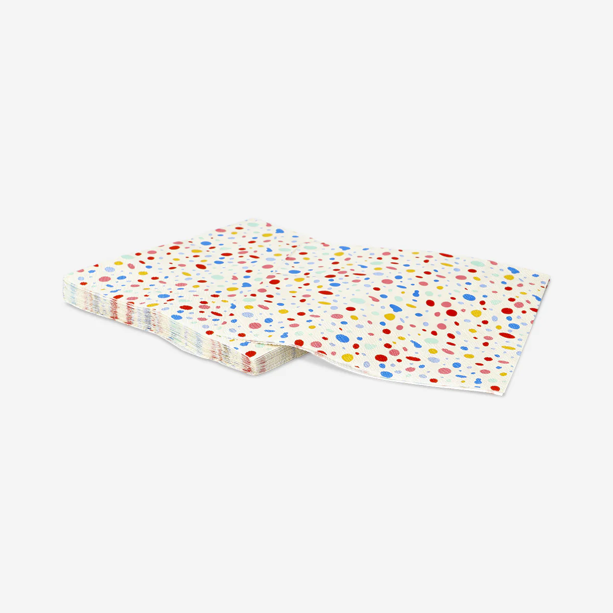 Napkins with colourful dots - 16 pcs - Image 3