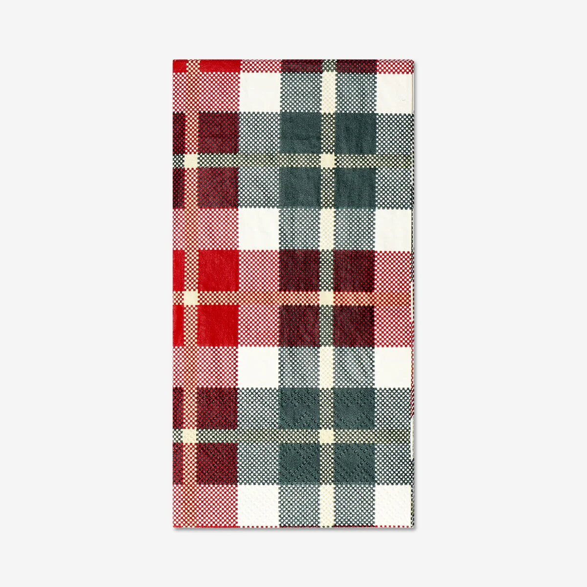 Napkins in plaid - 16 pcs - Image 2