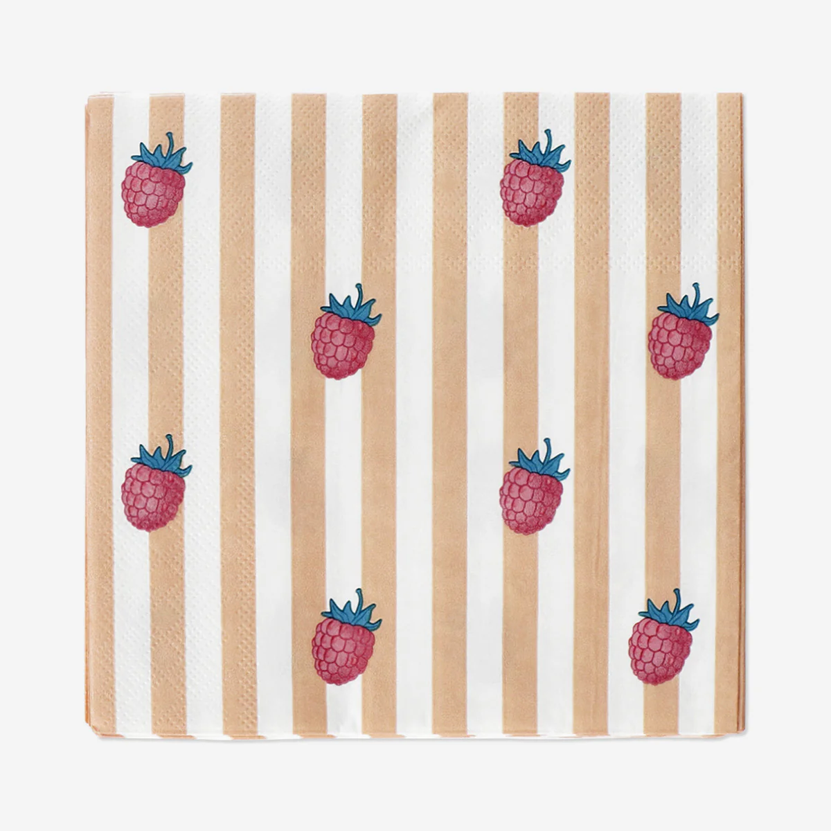 Napkins with red berries - 16 pcs - Image 2