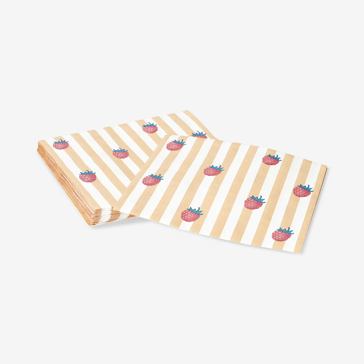 Napkins with red berries - 16 pcs - Image 3