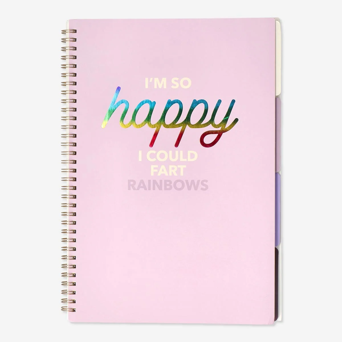Notebook with page markers. A4