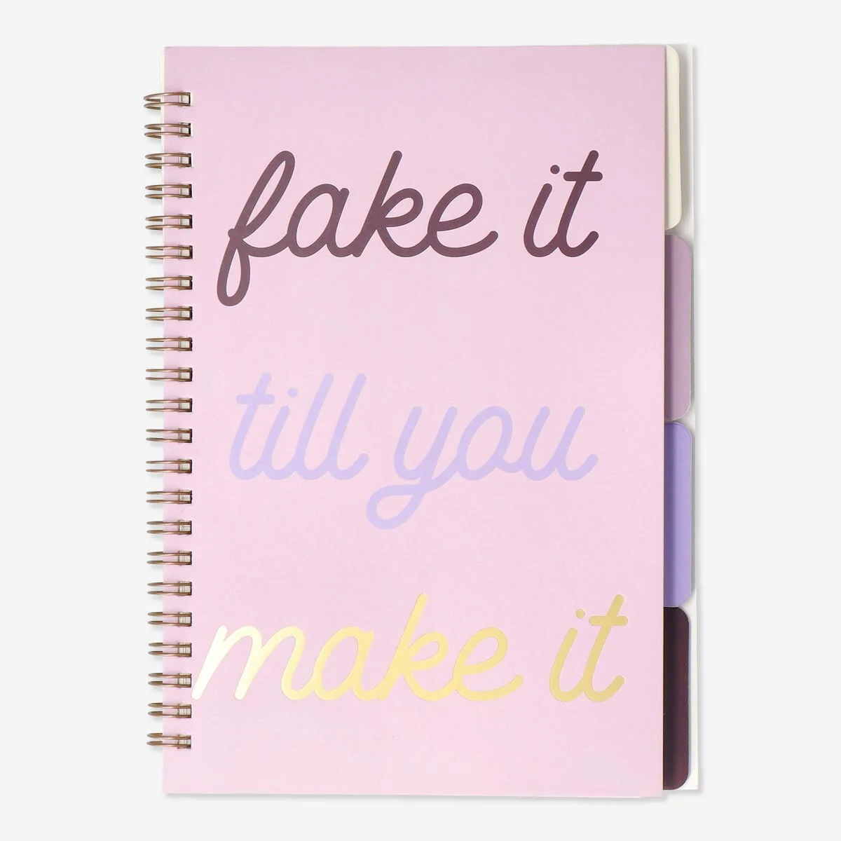 Notebook with page markers. A5
