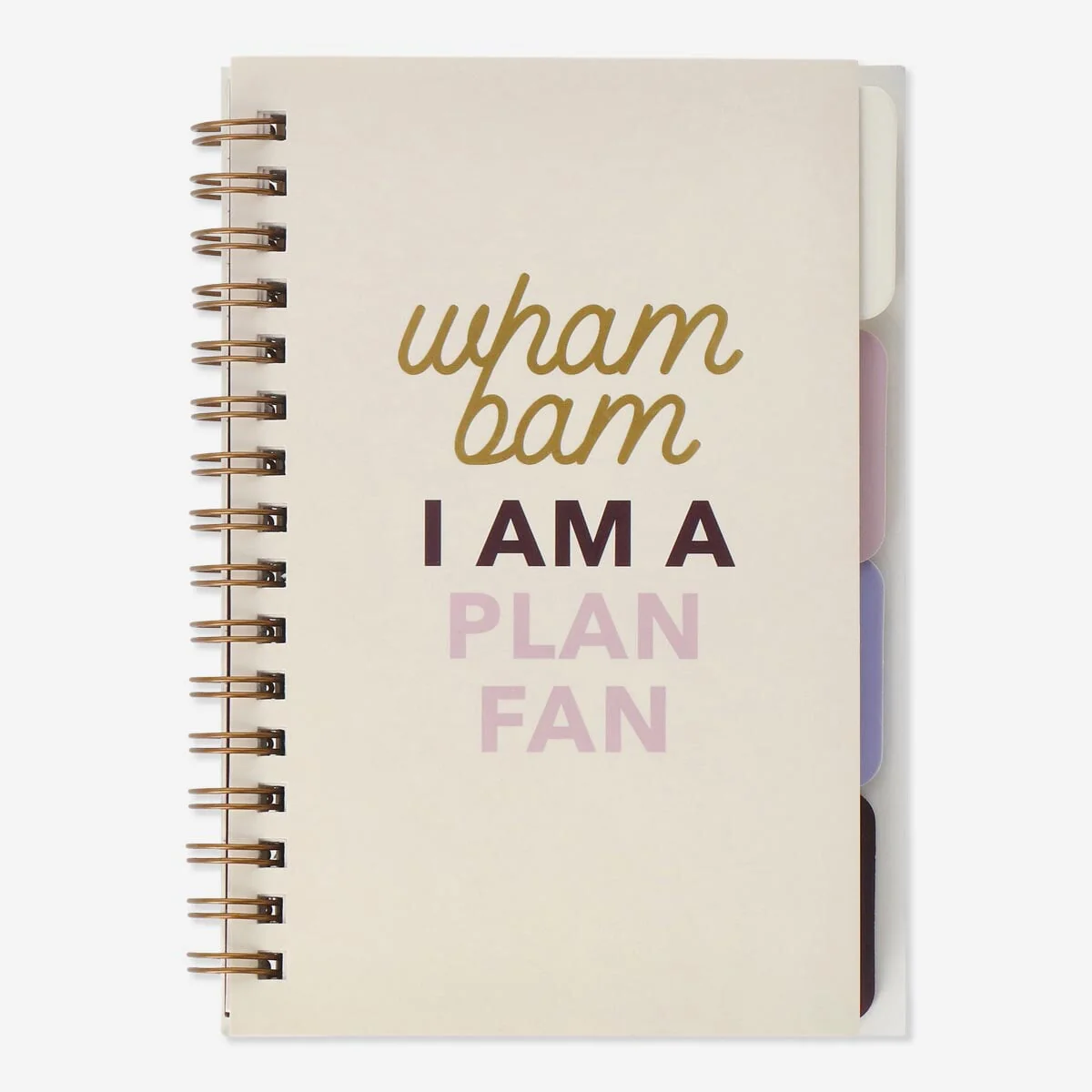 Notebook with page markers. A6