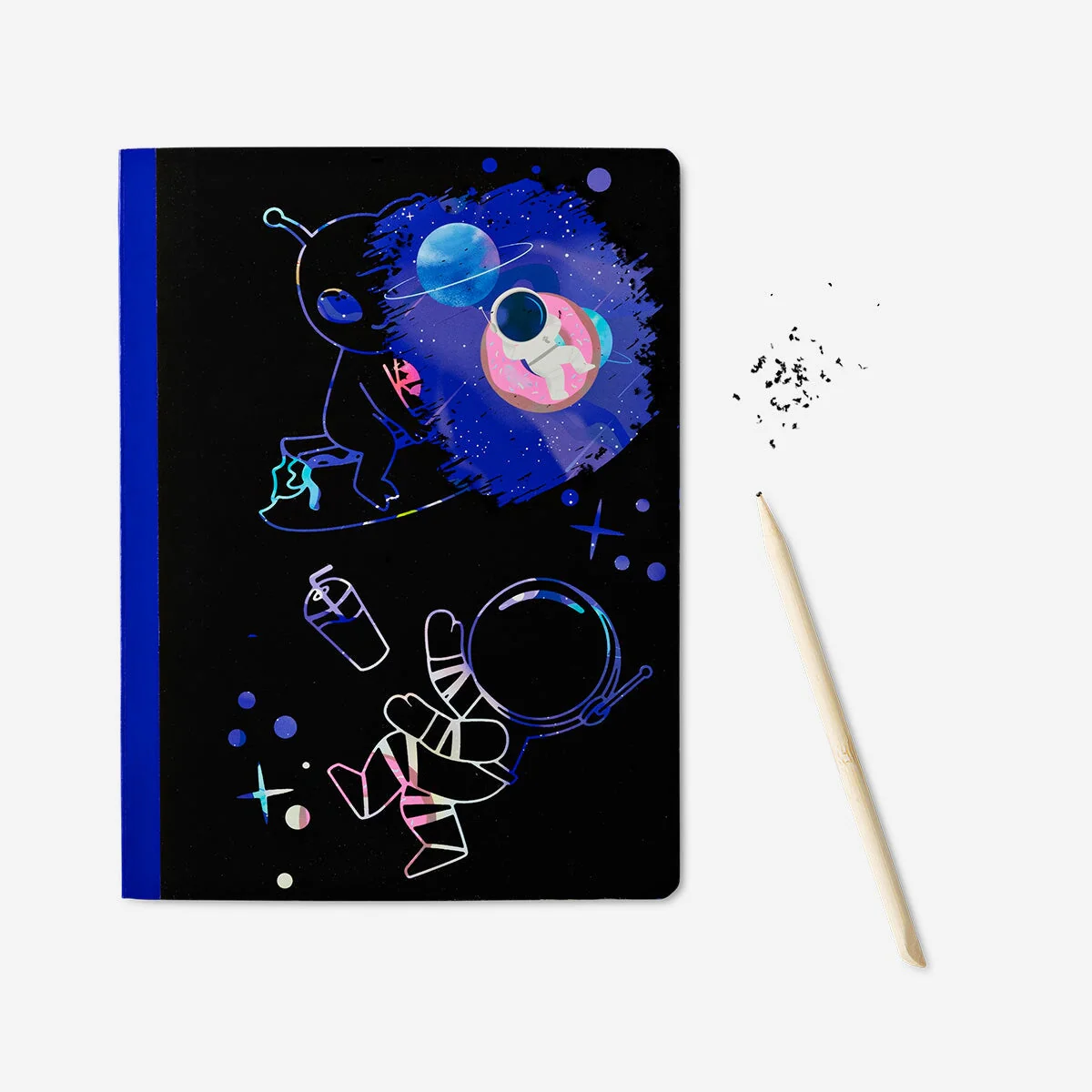 Notebook. With scratch cover