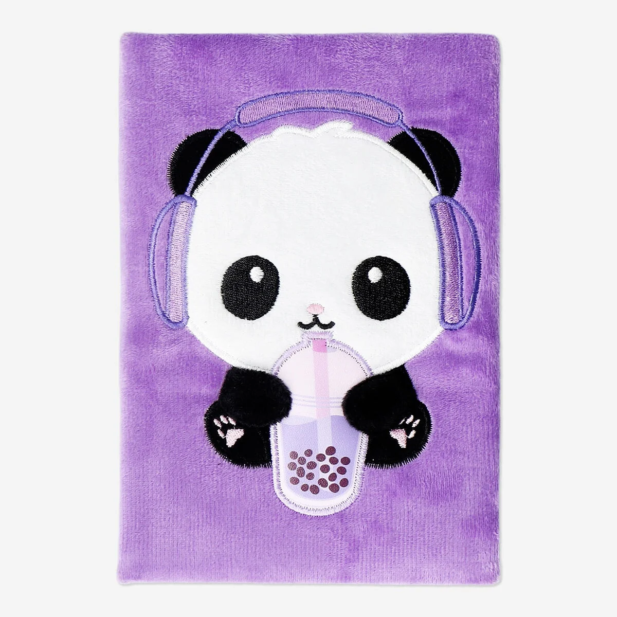 Notebook with soft panda cover