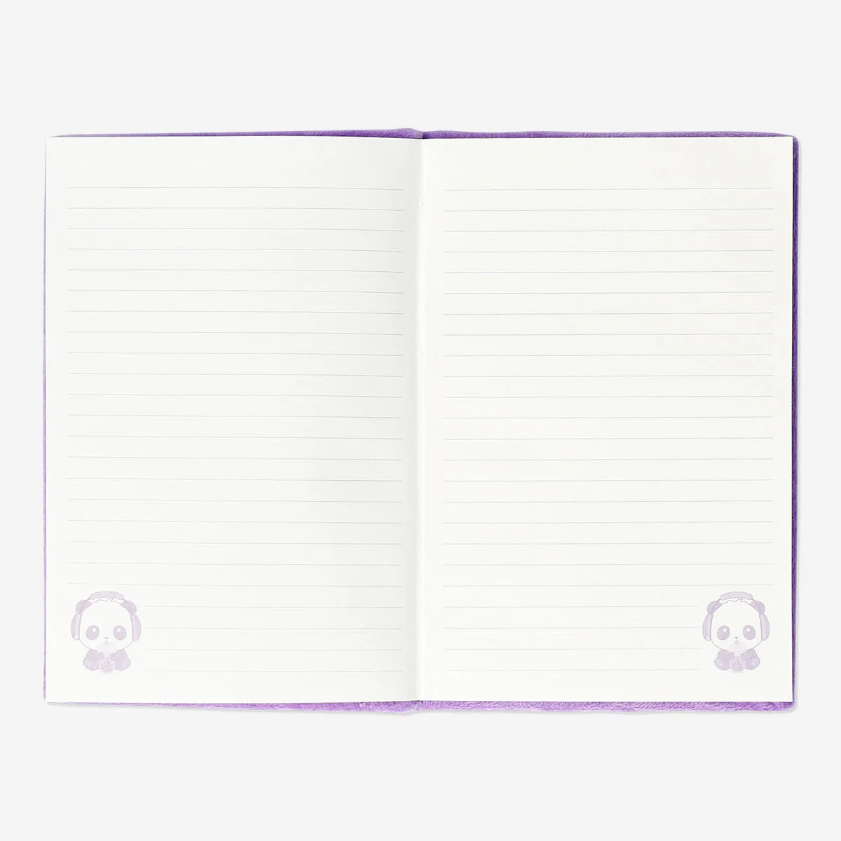 Notebook with soft panda cover - Image 3