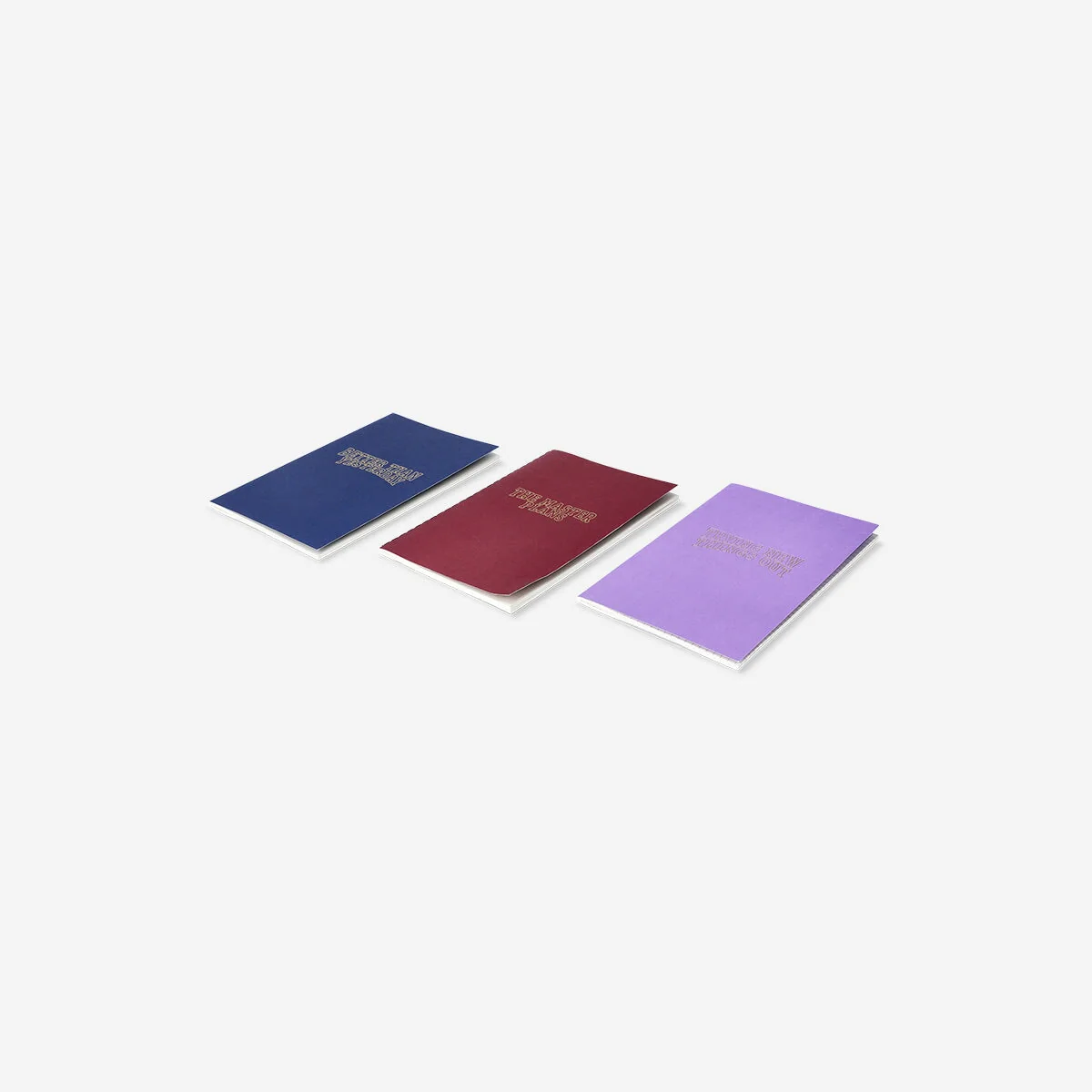Notebooks with quotes - 3 pcs - Image 3