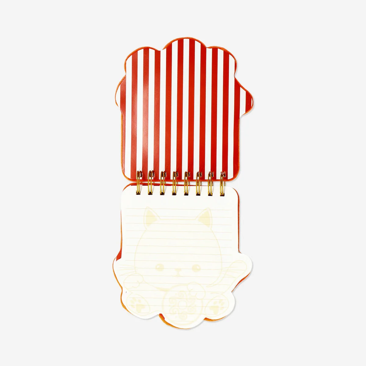 Notepad with fleece cat cover - Image 2