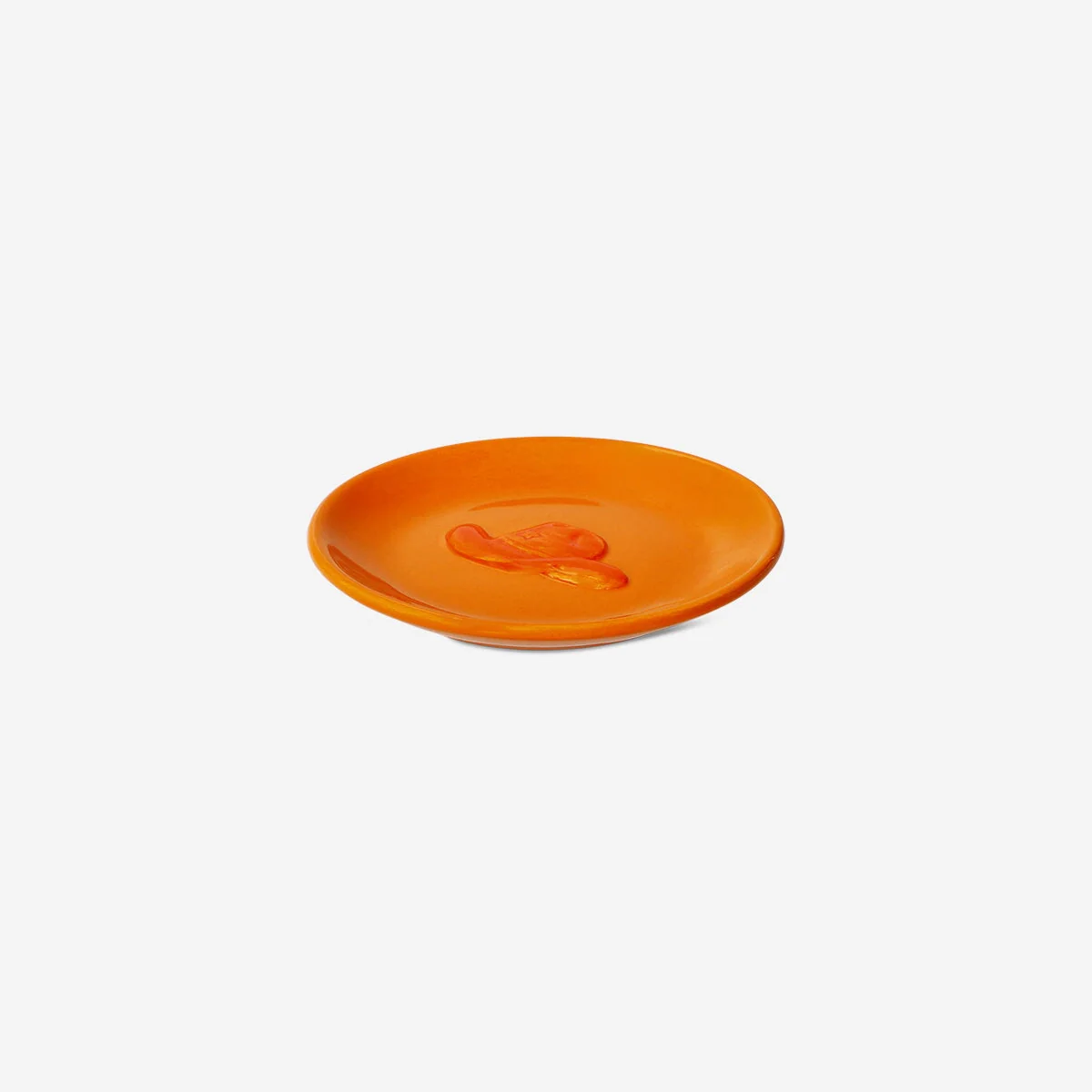 Orange dish with cowboy hat - Image 2