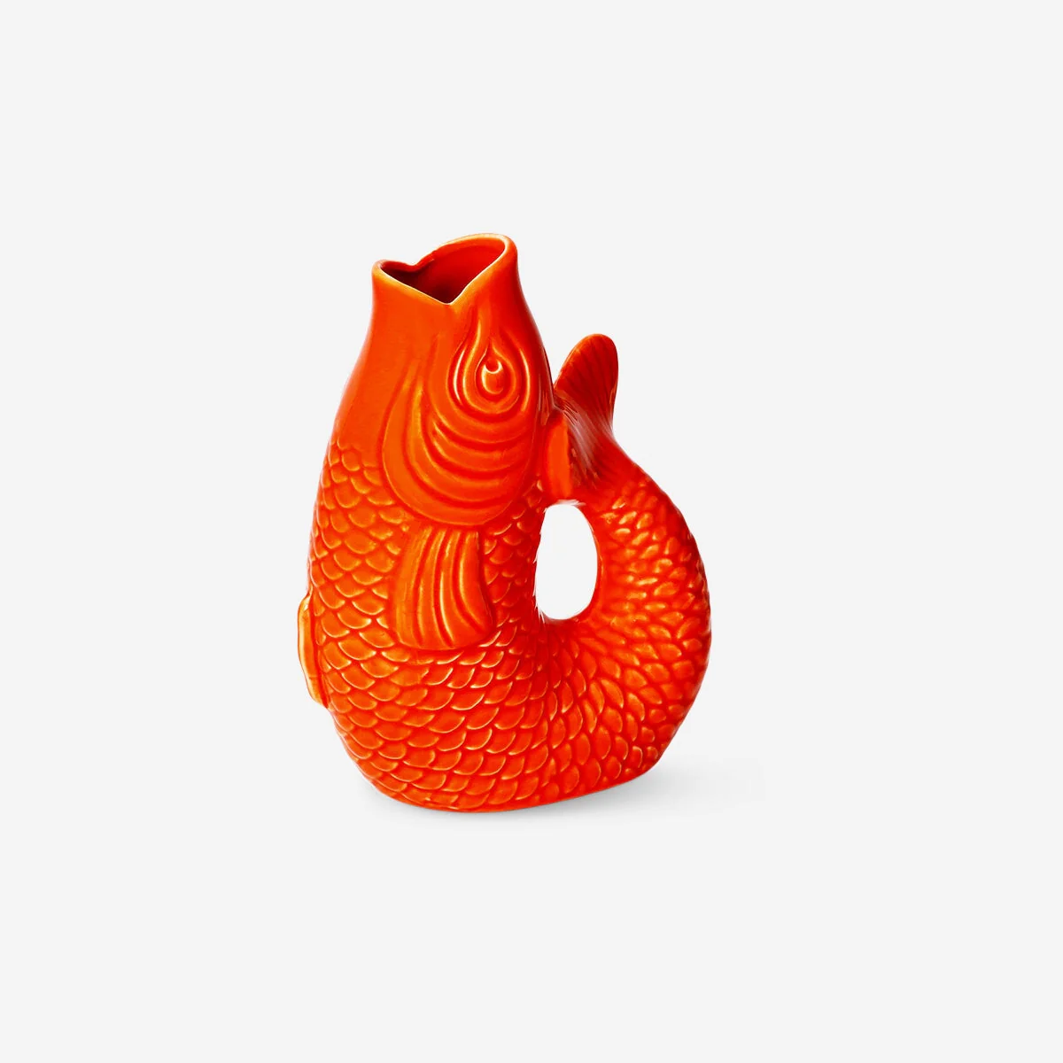 Orange fish vase - Image 2