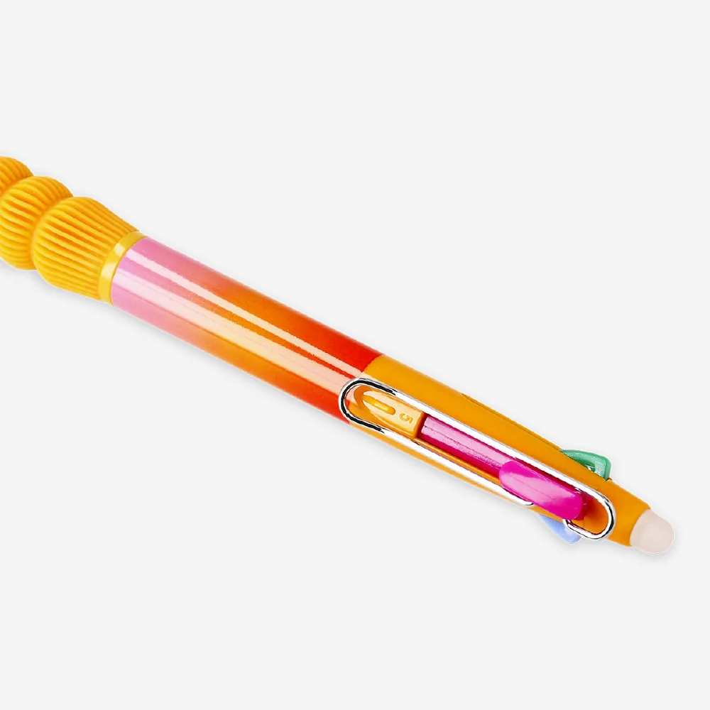 Orange multi coloured erasable gel pen - Image 3