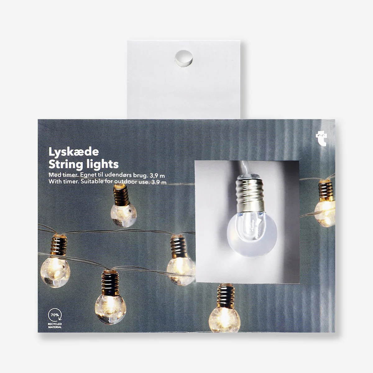 Outdoor string lights - Clear bulbs - Image 3