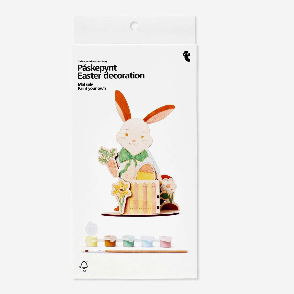 Paint-your-own Easter bunny decoration - Image 3