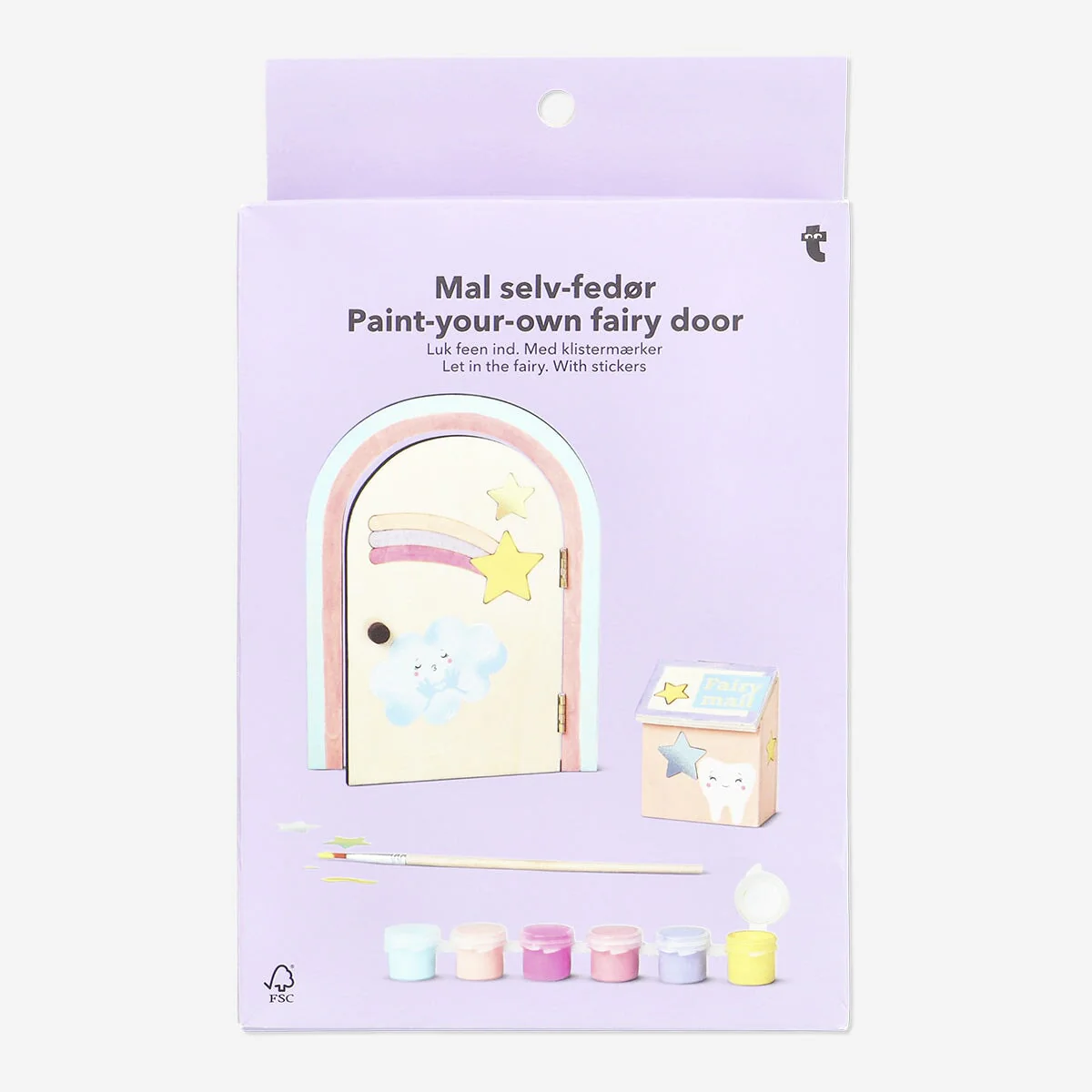 Paint-your-own fairy door. With stickers - Image 3