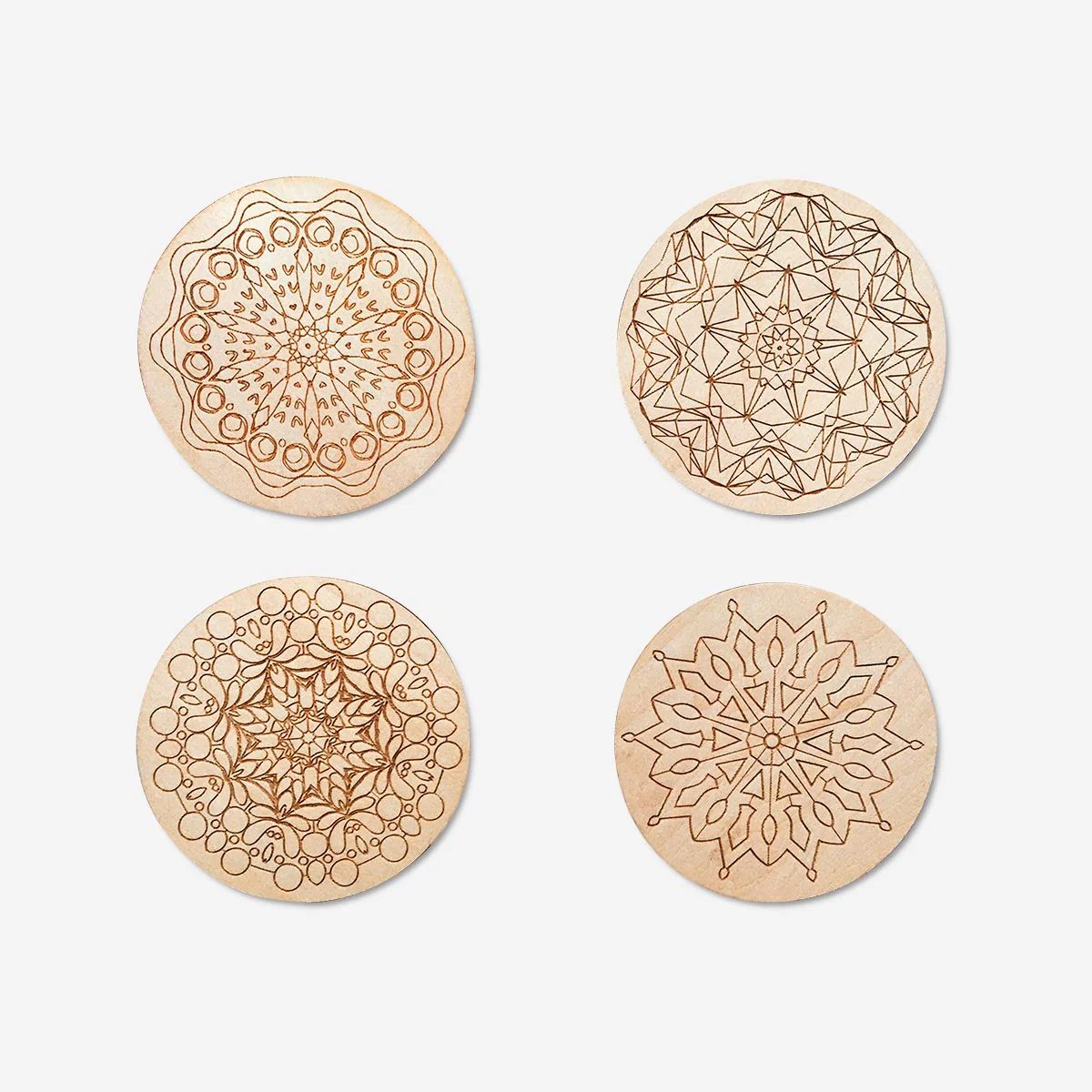 Paint-your-own mandalas. 4 pcs - Image 2