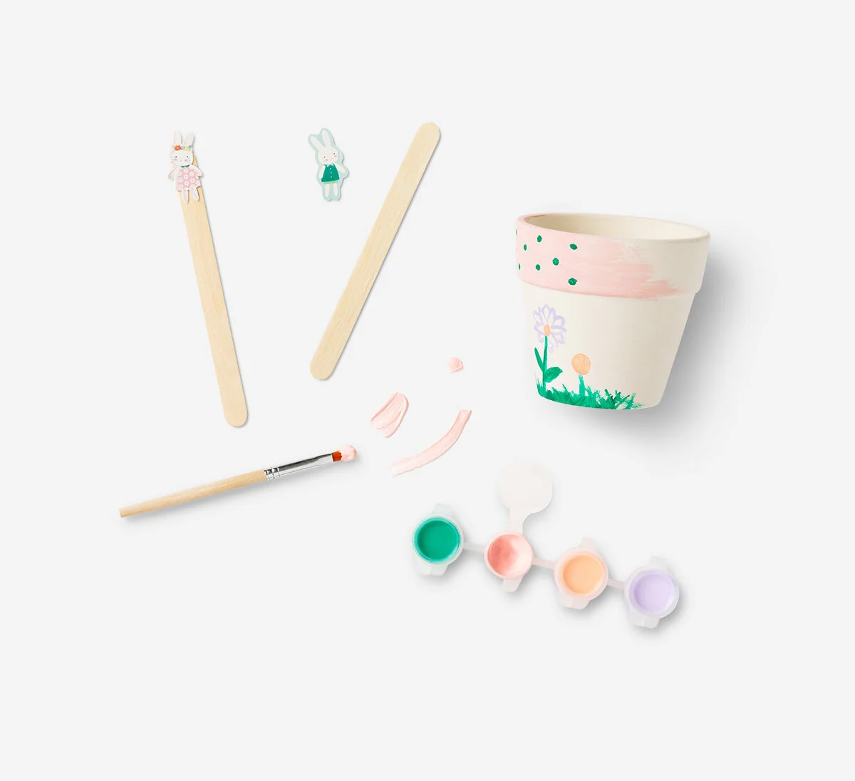 Paint-your-own plant pot