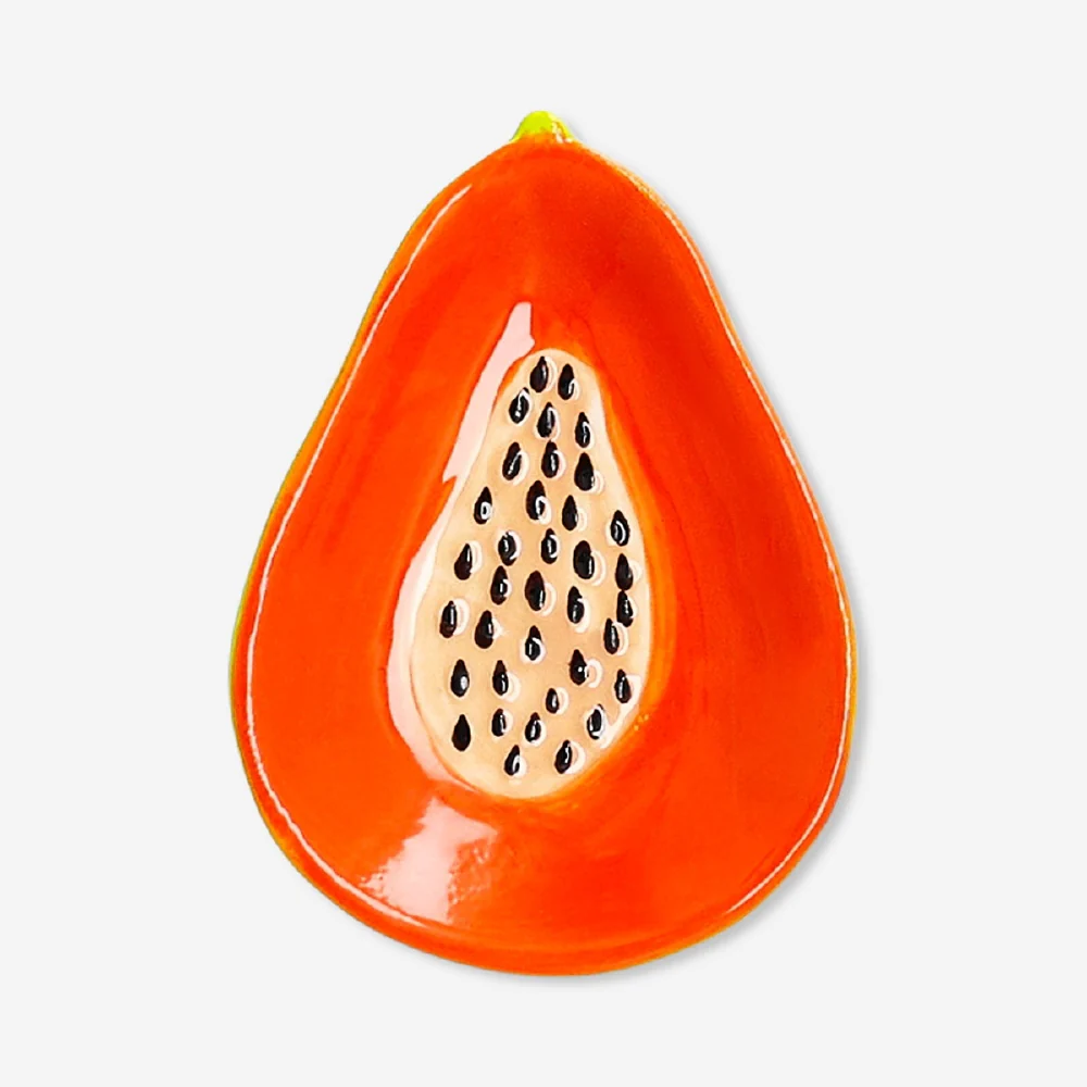 Papaya ceramic dish - 11 cm - Image 3
