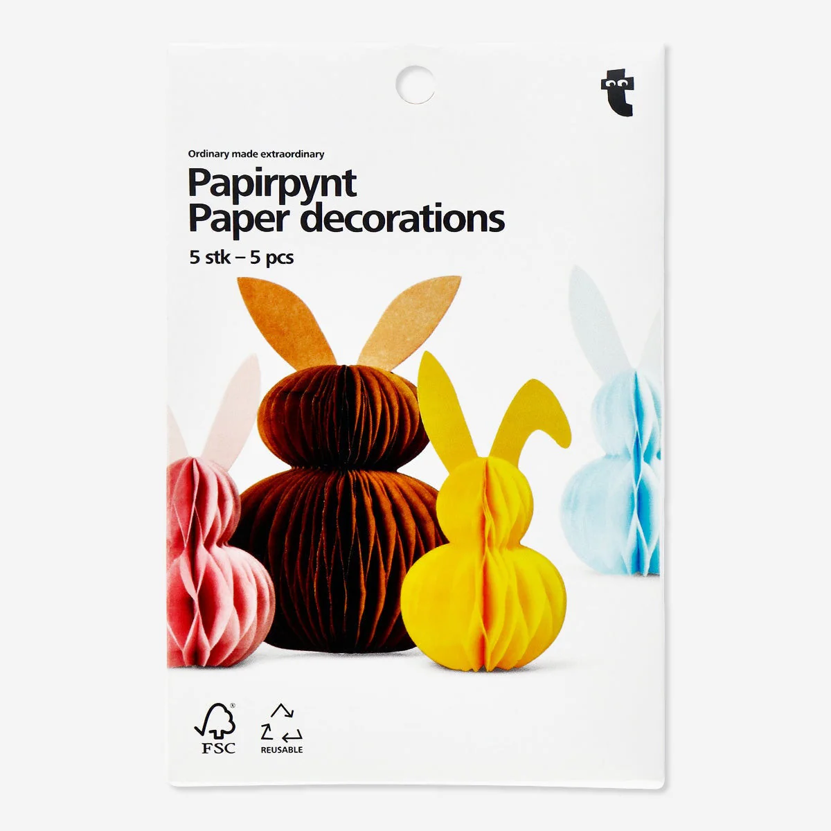Paper decorations. 5 pcs - Image 3