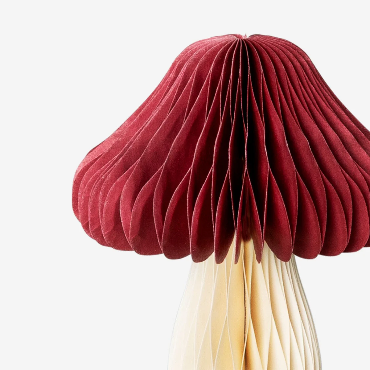 Paper mushroom table decorations - 2 pcs - Image 3