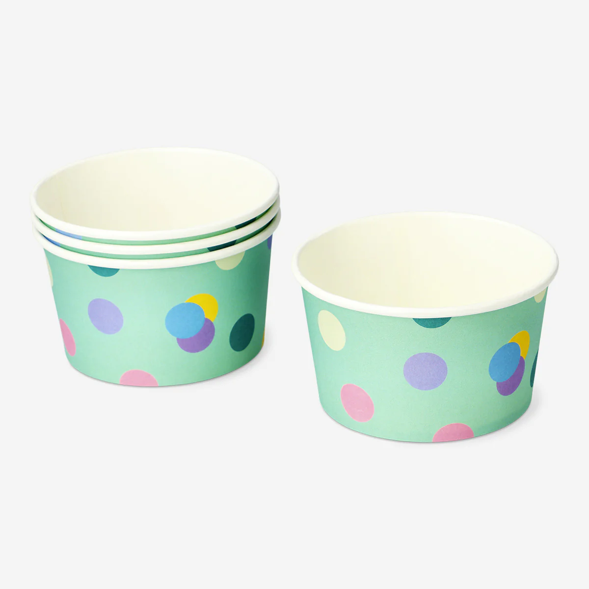 Paper snack bowls - 4 pcs