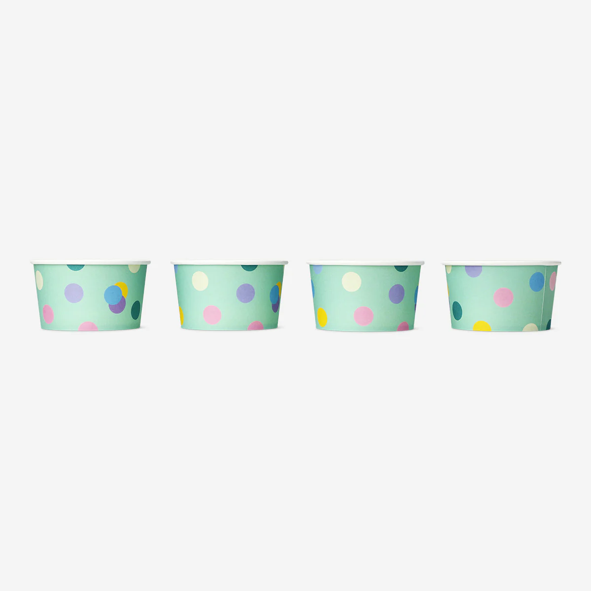Paper snack bowls - 4 pcs - Image 2