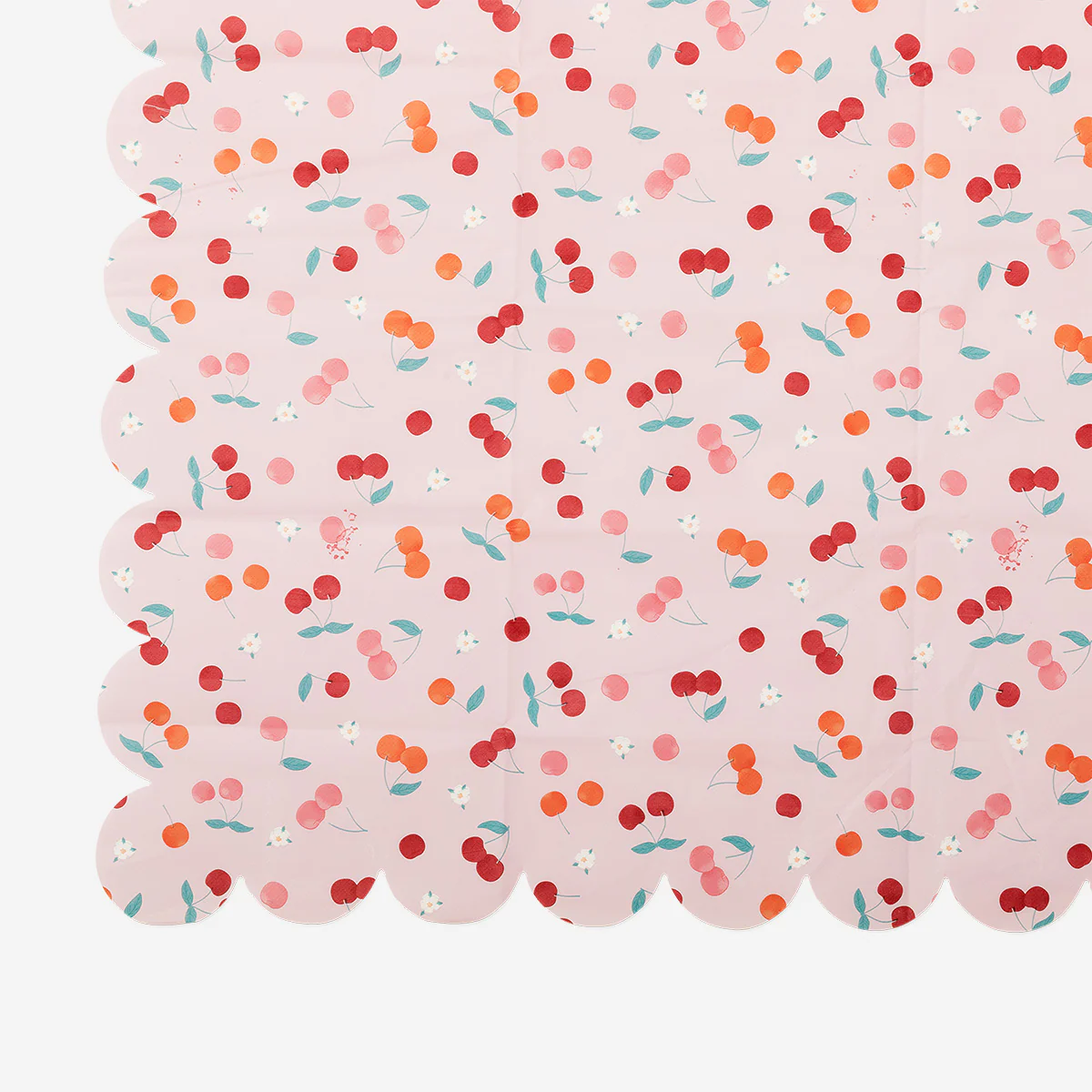 Paper tablecloth with berry print - 180x120 cm - Image 3
