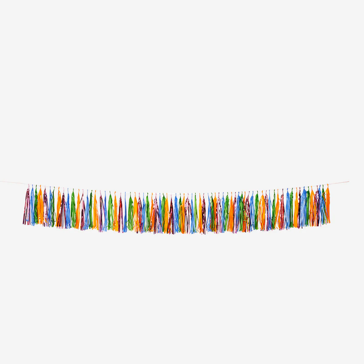Party garland with paper tassels - 300 cm - Image 2