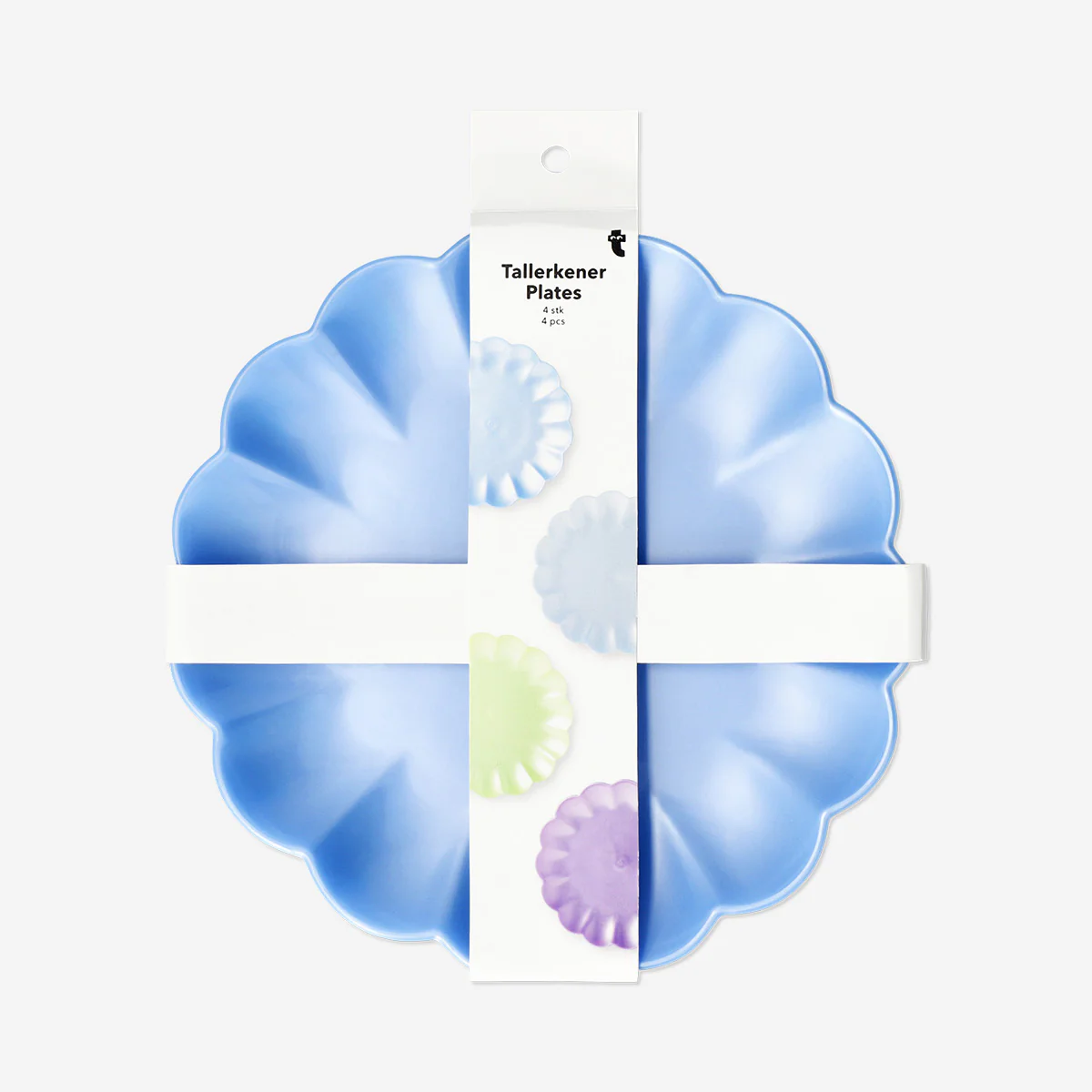 Pearlescent plates - 4 pcs - Image 3