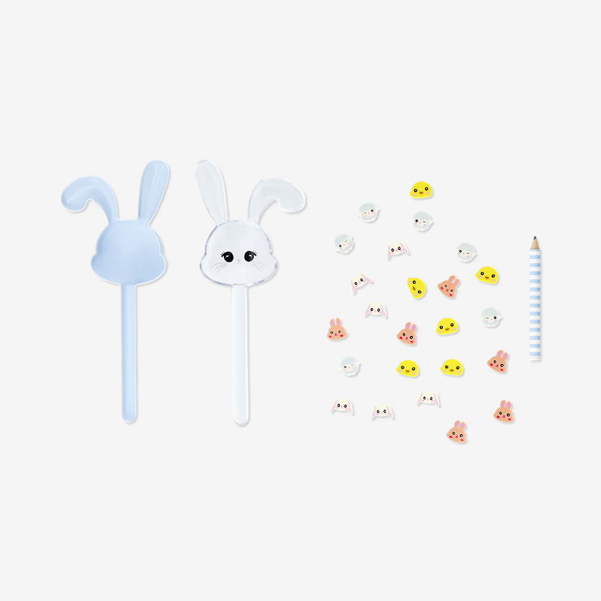 Pencil with erasers in bunny box - Image 2
