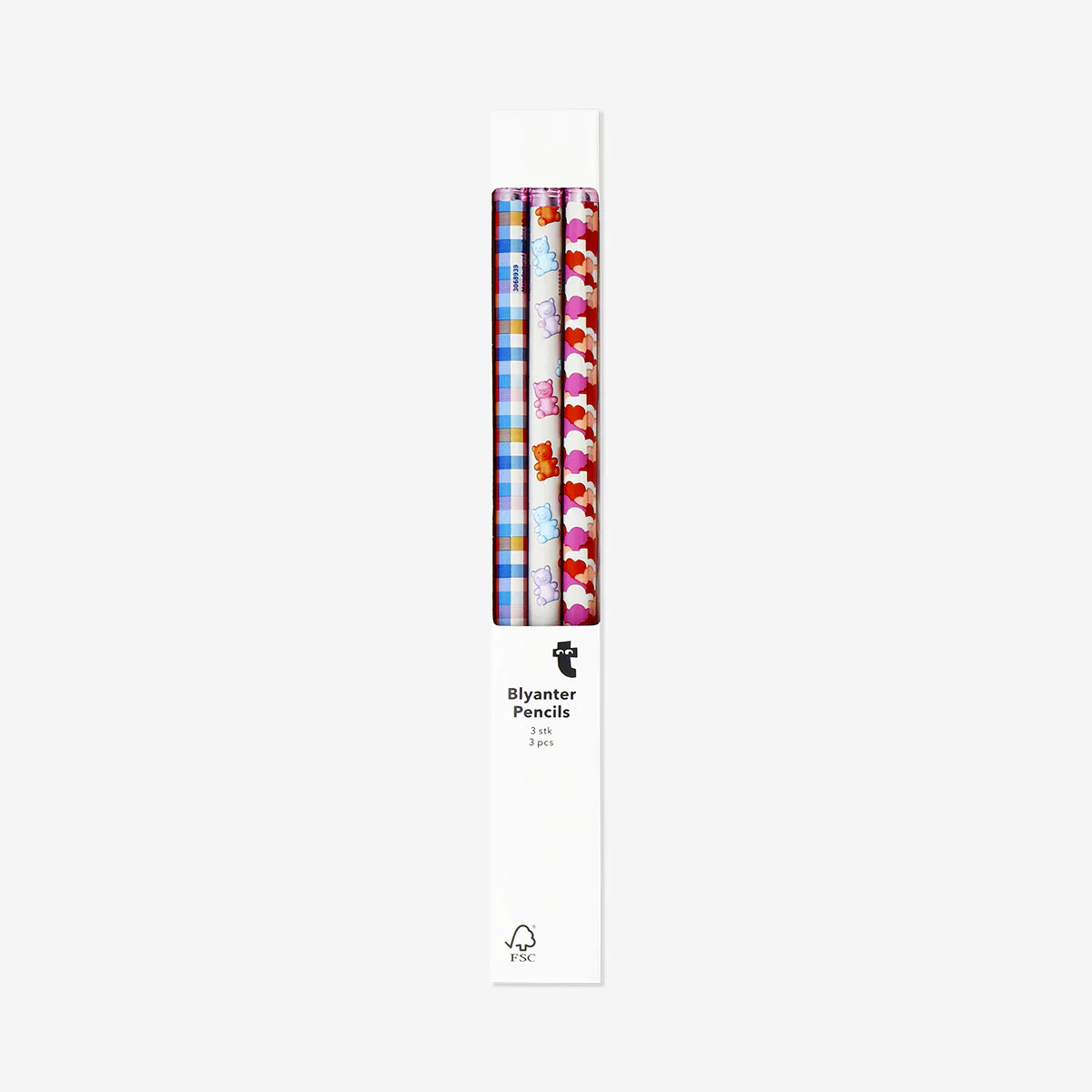 Pencils with print - 3 pcs - Image 3