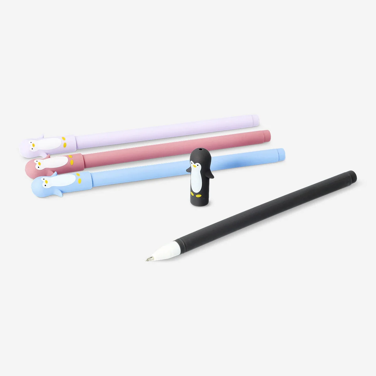 Penguin shaped gel ink pens - 4 pcs - Image 2