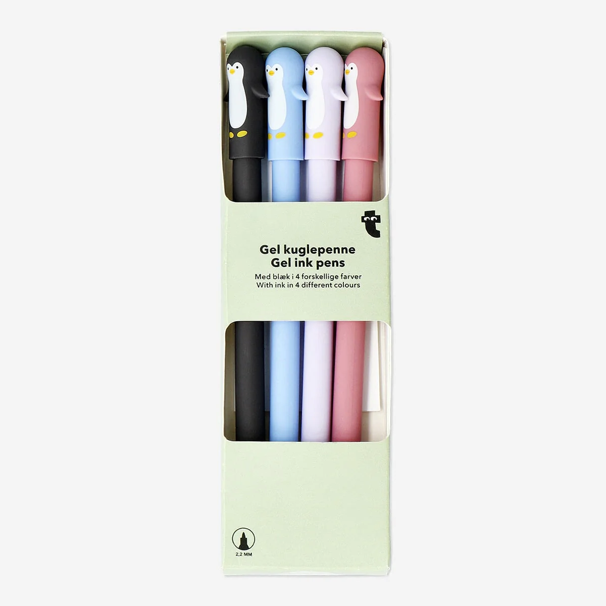 Penguin shaped gel ink pens - 4 pcs - Image 3