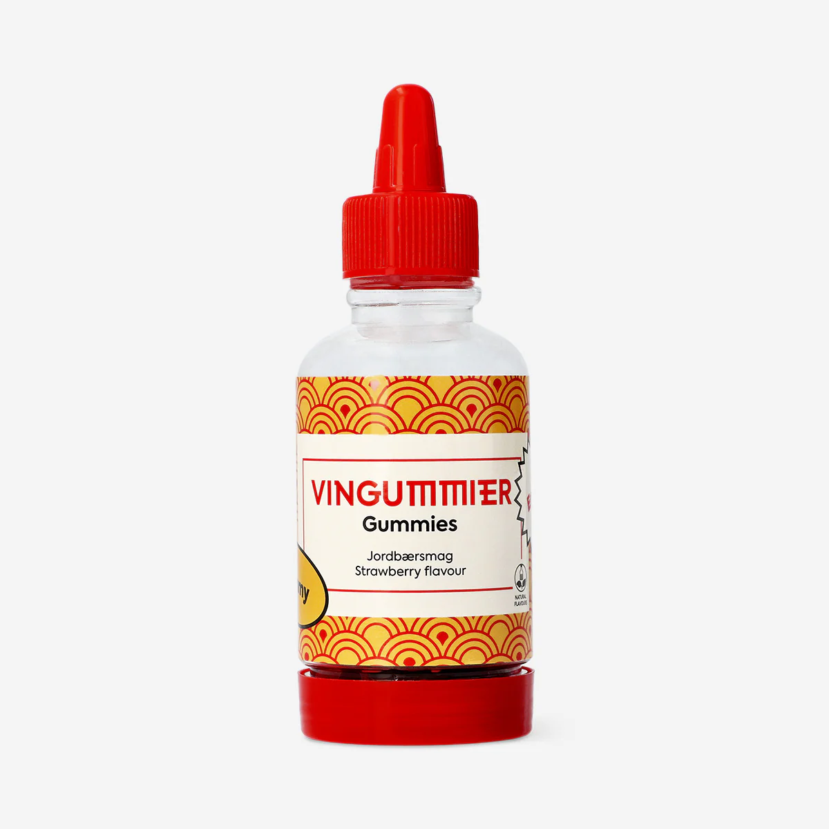 Pepper gummies in sriracha bottle - Image 2