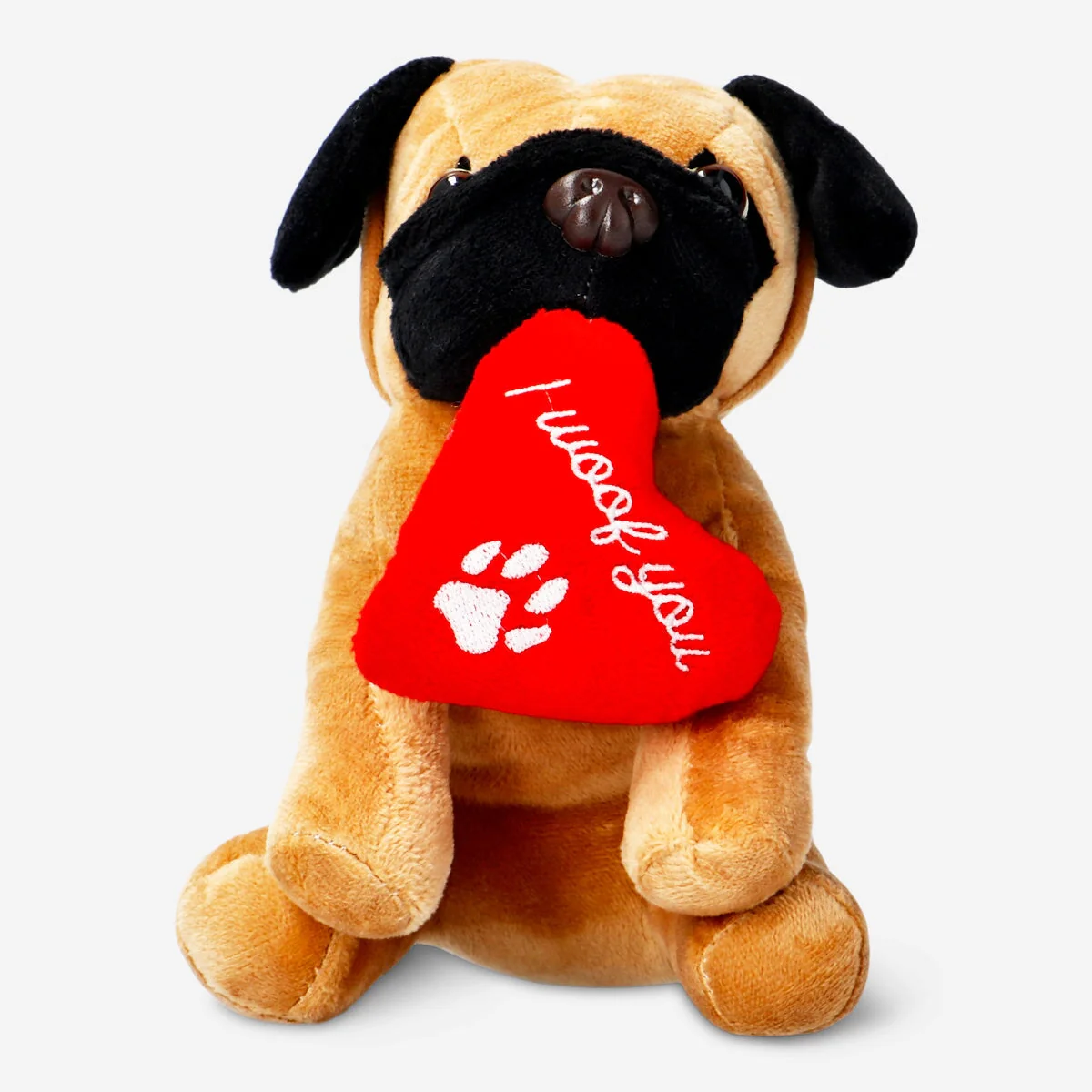Pet toy - Plush dog with heart - Image 2