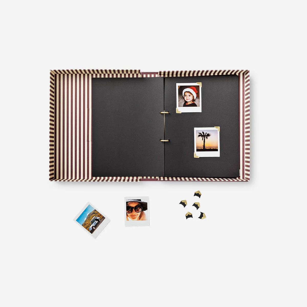 Photo album with 24 adhesive photo corners - Image 2