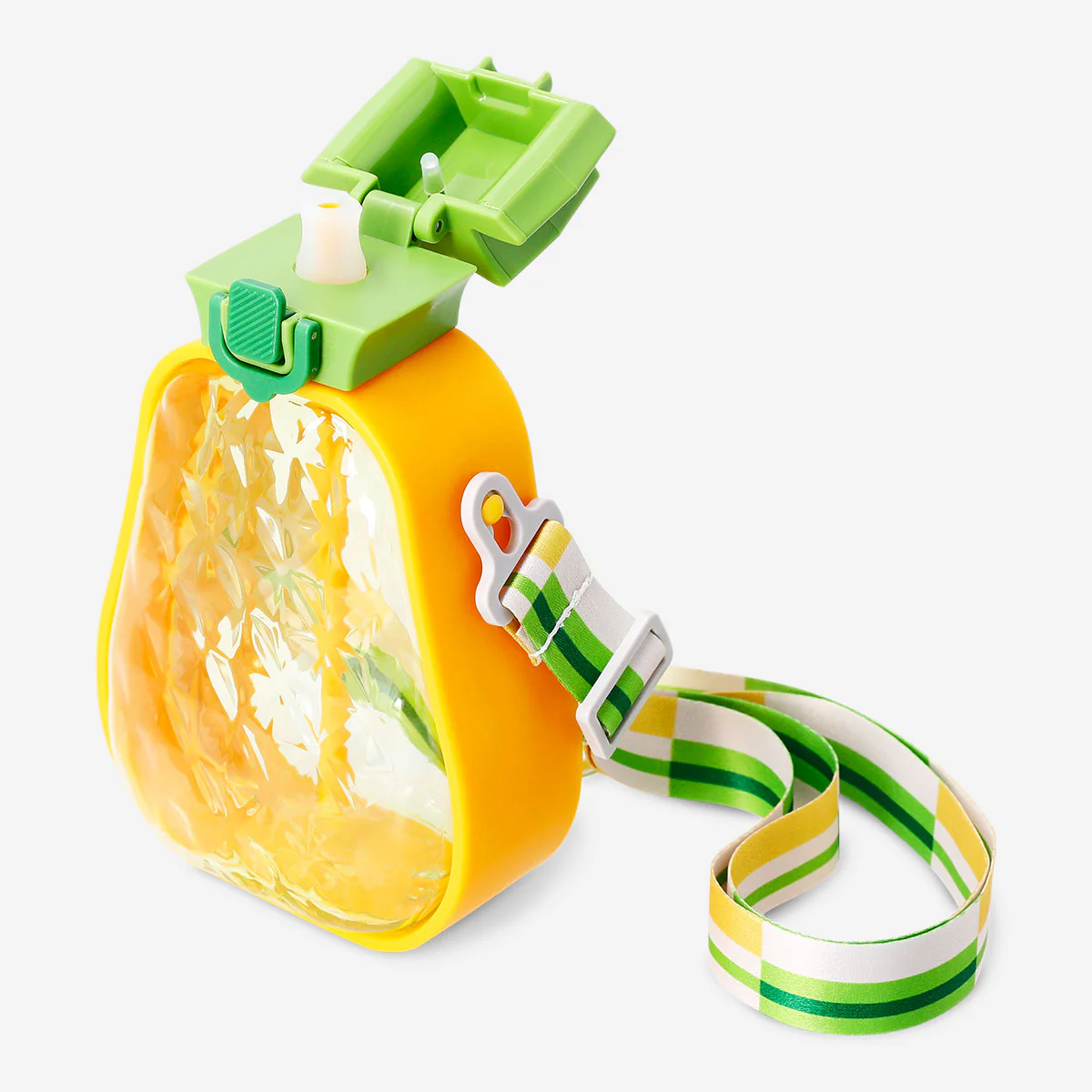 Pineapple drinking bottle with carry strap - - Image 2