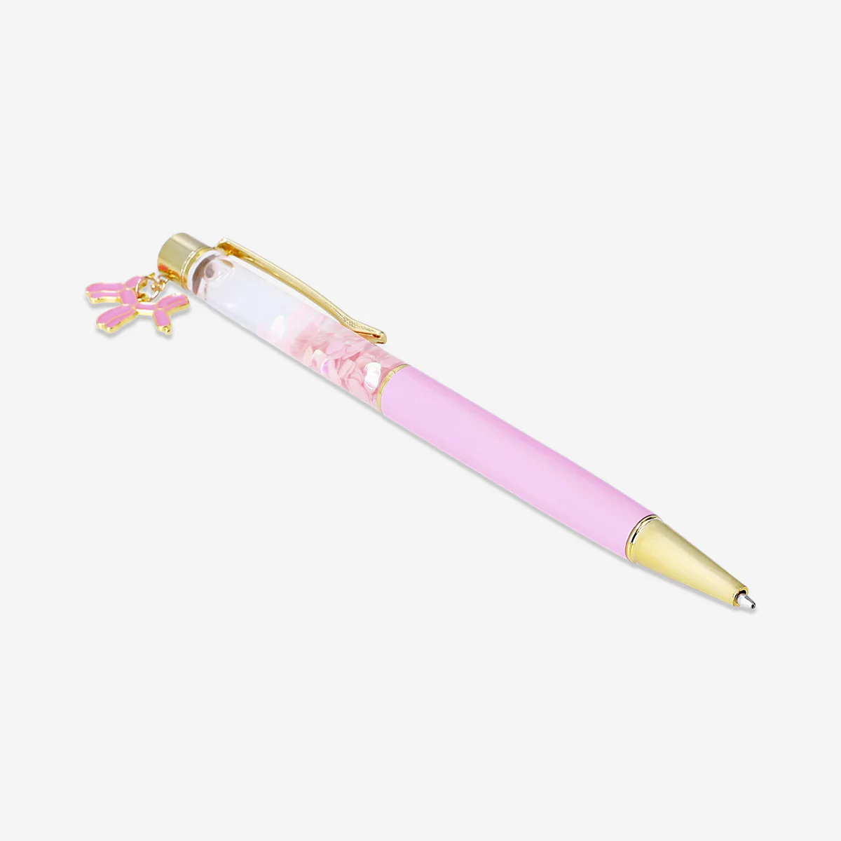 Pink ballpoint pen with balloon dog - Image 2