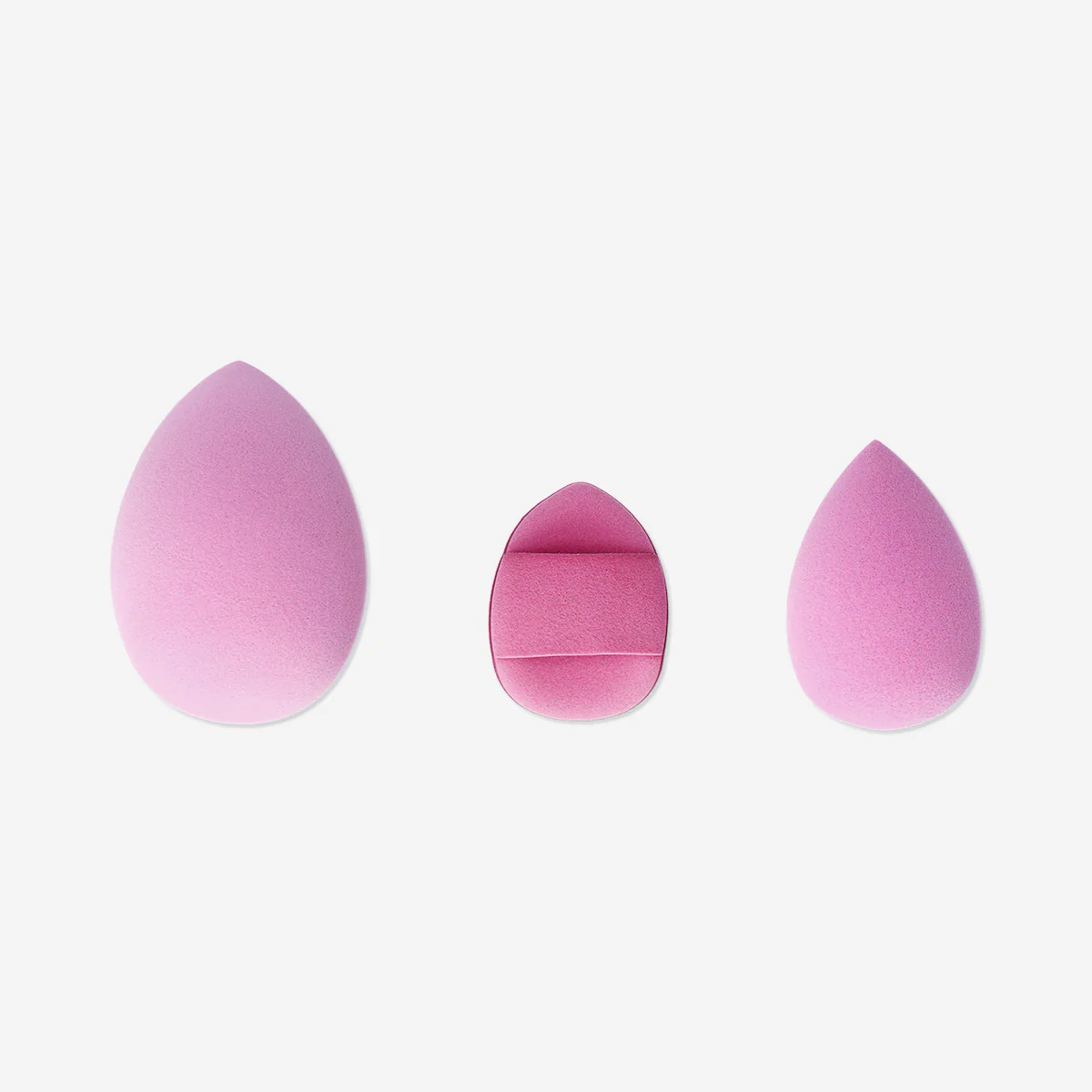 Pink blender sponges for makeup - 3 pcs - Image 2